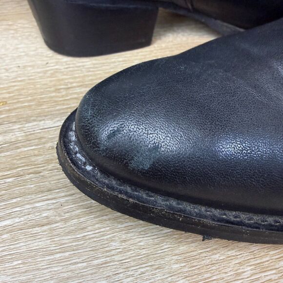 Diba Skyler Women's Ankle Boot Bootie Fall Heel Western Leather Black Size 7.5 - Picture 8 of 10